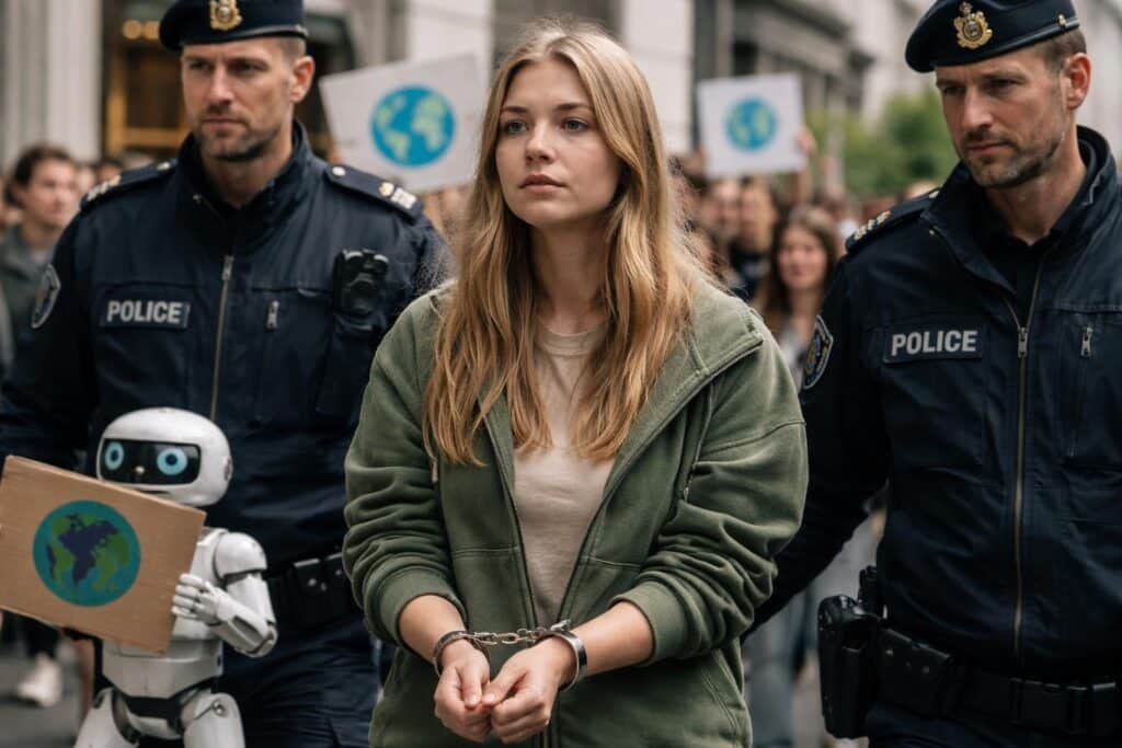 Klimaaktivistin zu vier Monaten verurteilt