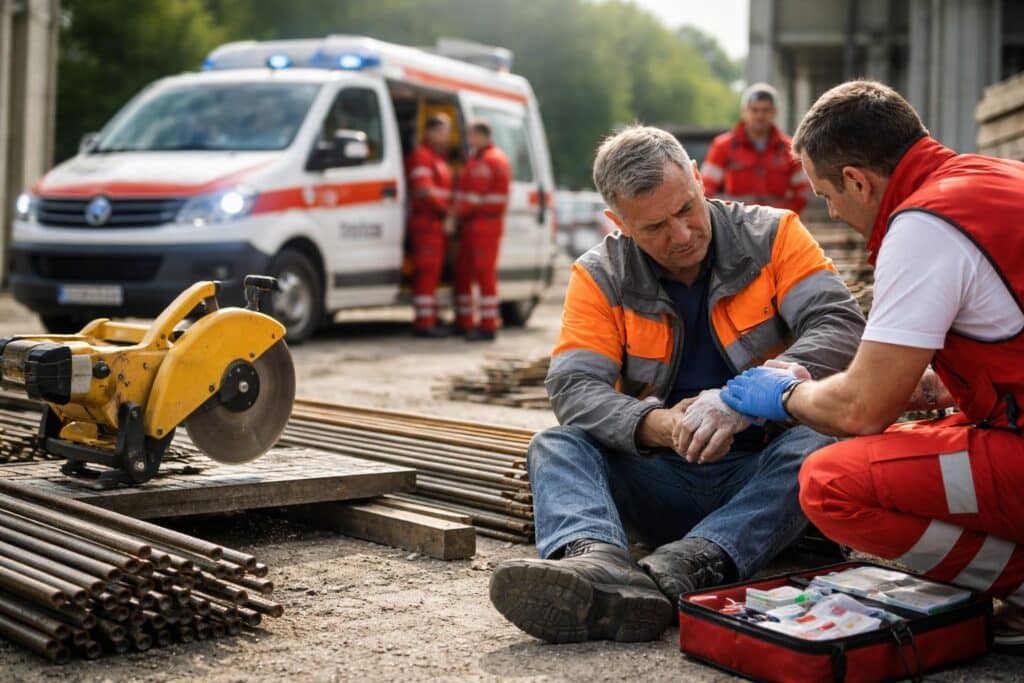 Arbeitsunfall im Bezirk Spittal/Drau
