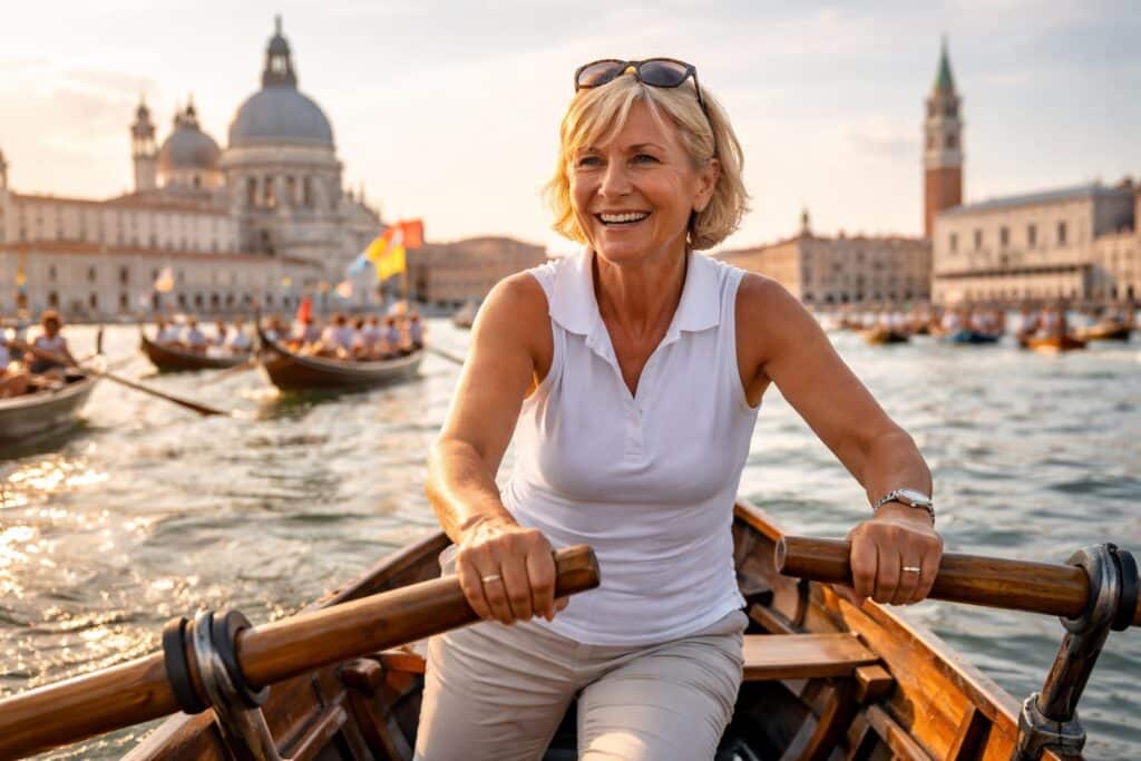 Kärntnerin des Tages: In Venedigs Lagune hat sie die Ruder in der Hand