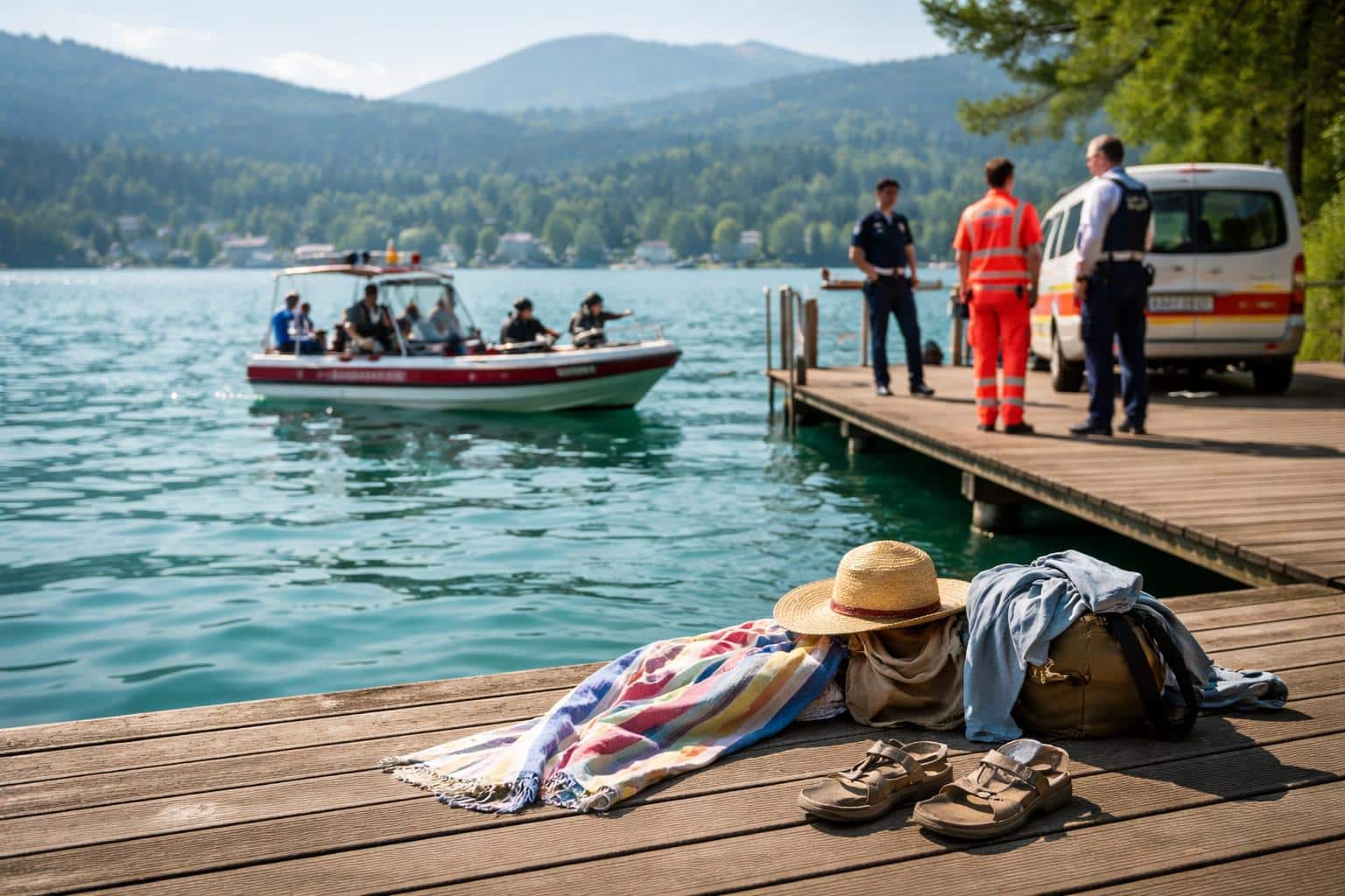 Badeunfall im Bezirk Klagenfurt-Land