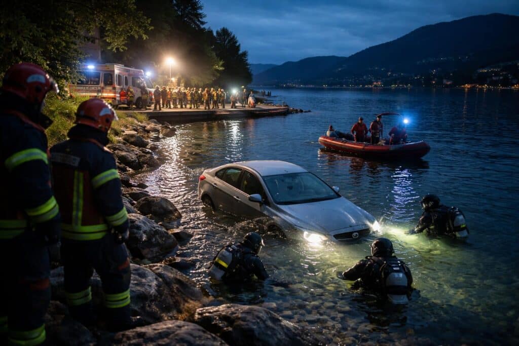 Auto stürzt in den Wörthersee