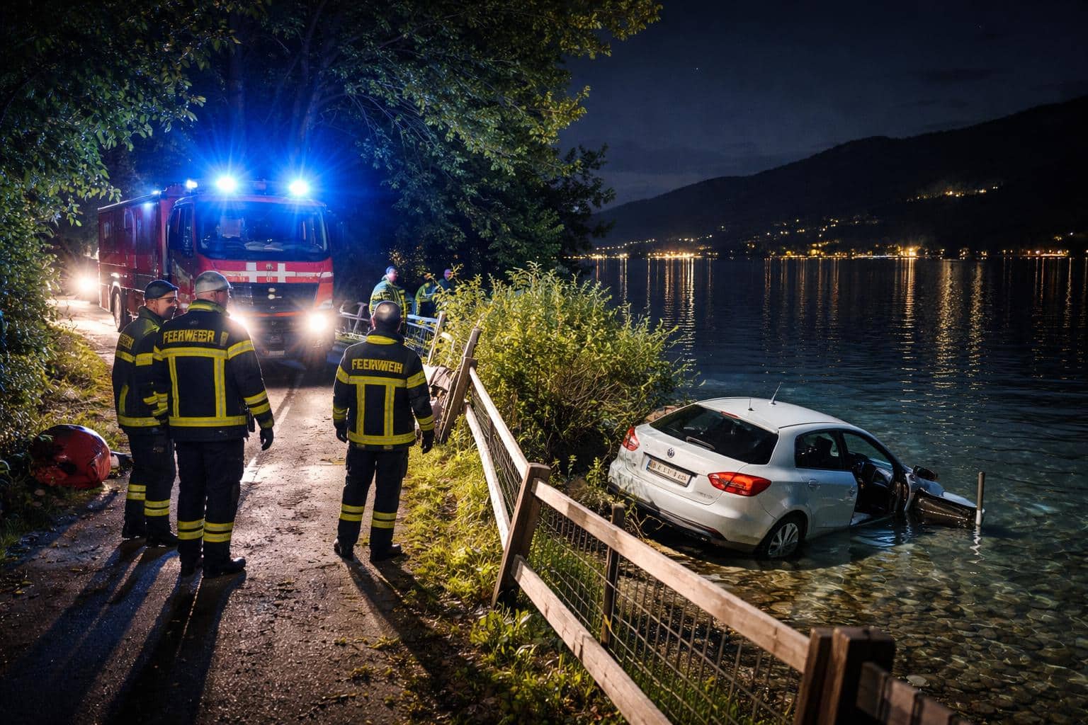 Verkehrsunfall mit Eigenverletzung im Bezirk Klagenfurt-Land
