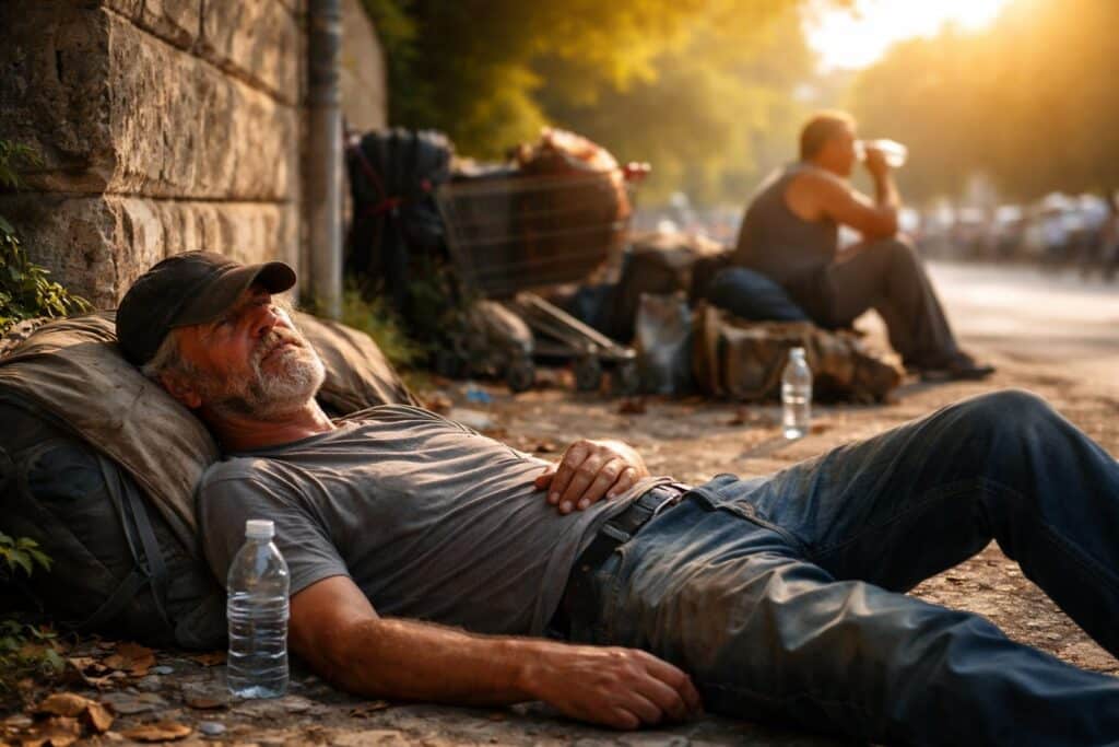 „Der Sommer ist für Obdachlose noch gefährlicher und prekärer“