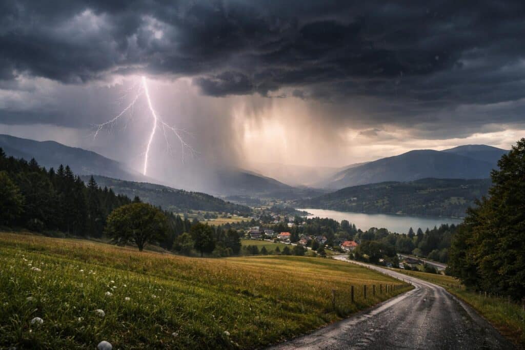 Gewittergefahr in Südkärnten: Heftige Unwetter am Freitagnachmittag möglich