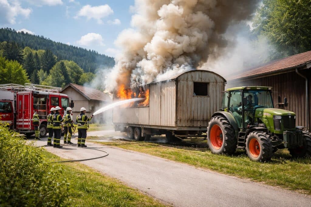 Brand im Bezirk Feldkirchen