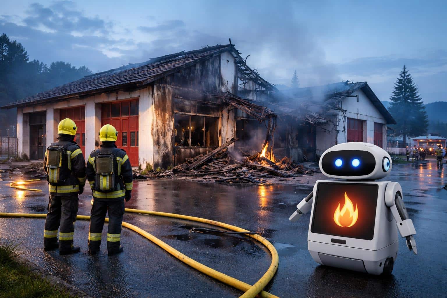 Feuerwehrhäuser ohne Brandmeldeanlagen