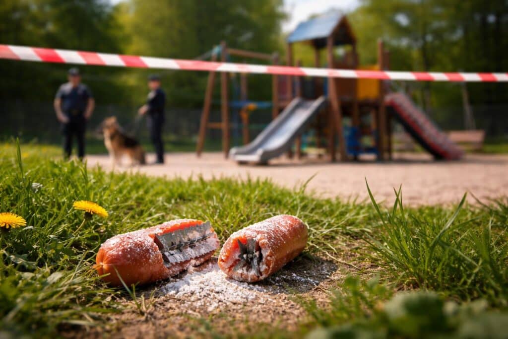 Gefährliche Hundeköder bei Spielplatz entdeckt