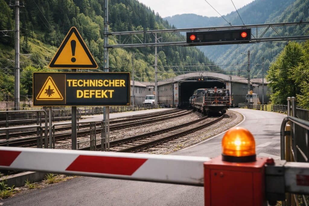 Technischer Defekt: Tauernschleuse gesperrt