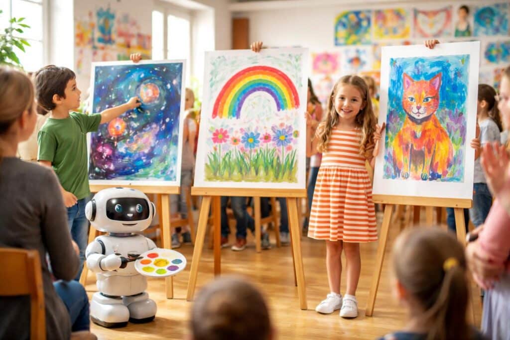 VS Wolfsberg: Ausstellung der Kindermalschule