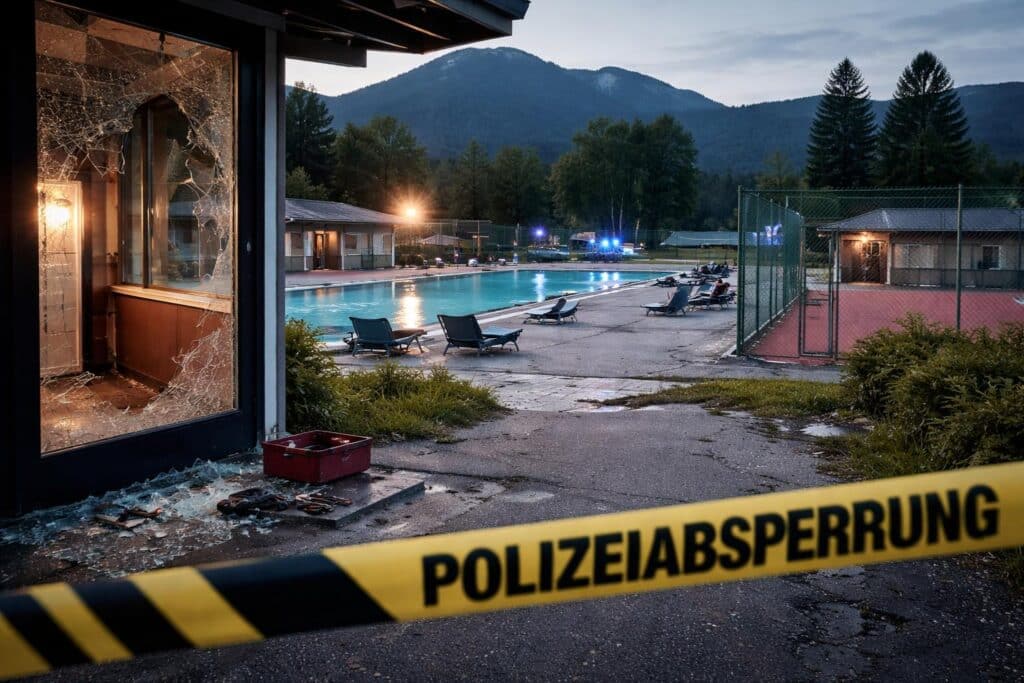 Einbruch in Bleiburger Freibad und Tennisverein: Bürgermeister bitten um Hinweise