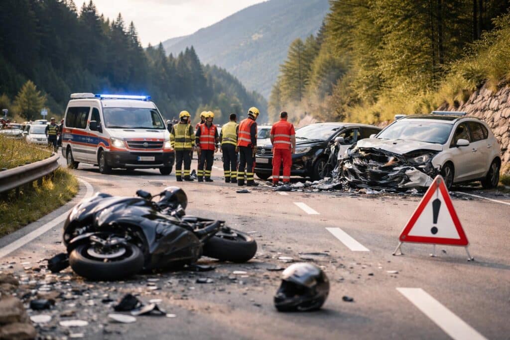 Frontalzusammenstöße in Kärnten forderten zwei Schwerverletzte