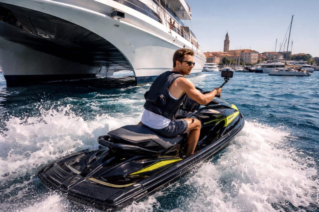Deutscher Influencer sorgt im Hafen von Zadar für Ärger