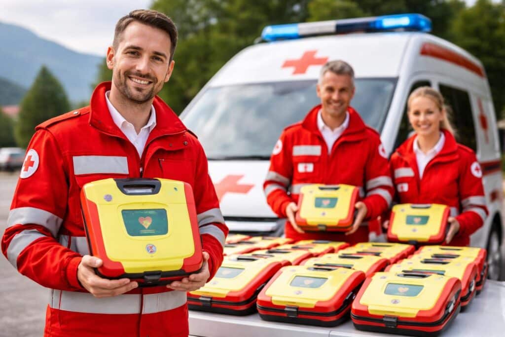 Spende sichert 21 neue Defibrillatoren für First Responder
