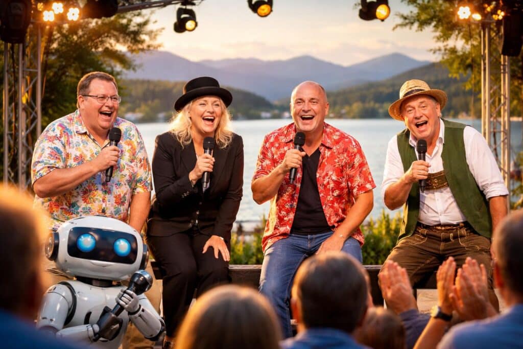 „Narrisch guat“-Stars bringen Klopeiner See zum Lachen