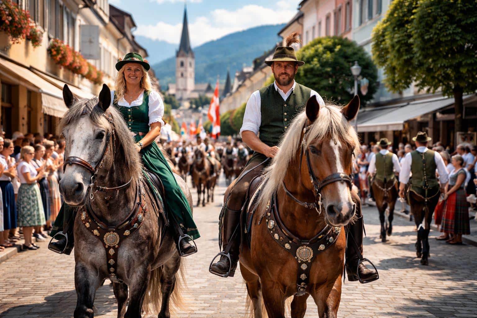 Pferde für Umzug zugelassen