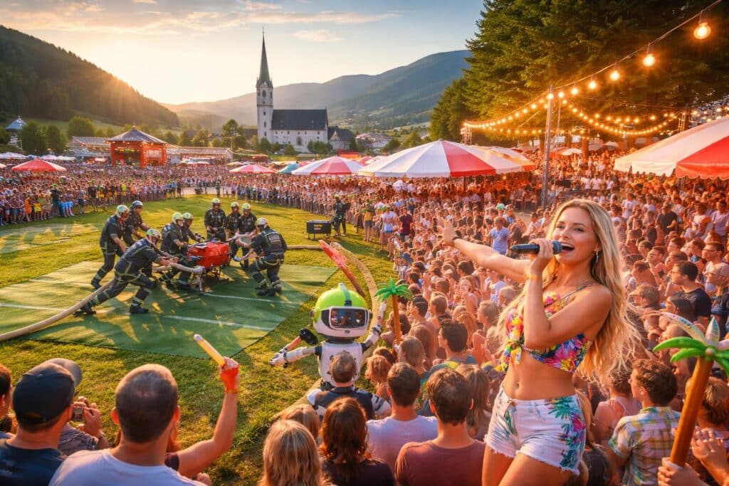 Schwabegg: Feuerwehrfest mit Bezirkscup, Mallorca-Party und Kirchtag