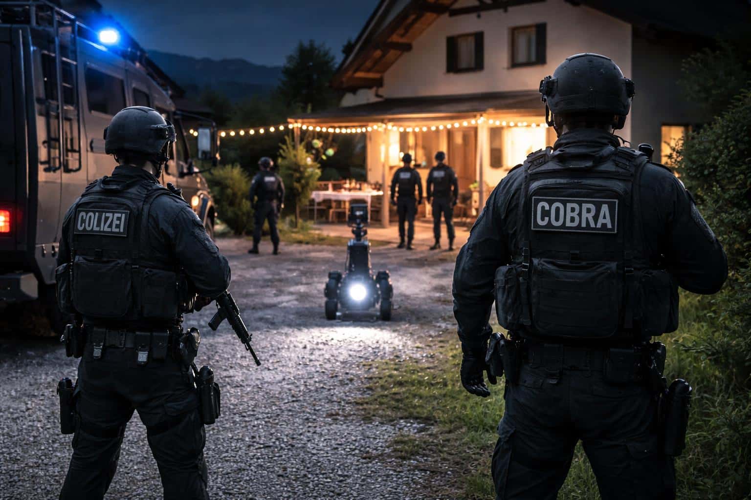 Schüsse bei Geburtstagsfeier: Cobra im Einsatz