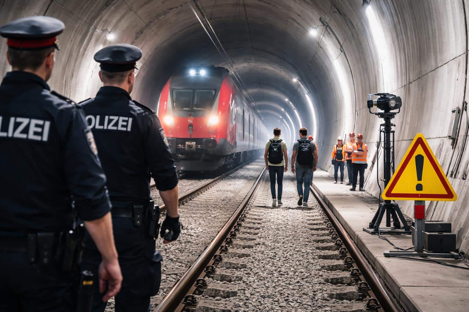 Verdacht der Gefährdung der körperlichen Sicherheit - Koralmbahn