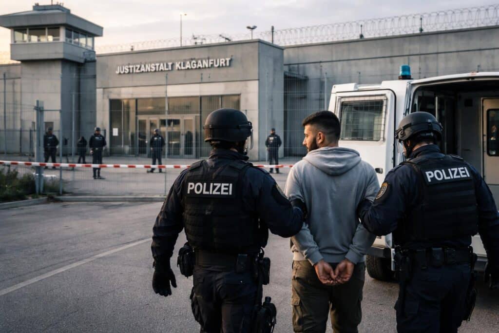 Die Justizanstalt Klagenfurt wurde ihren gefährlichsten Häftling los