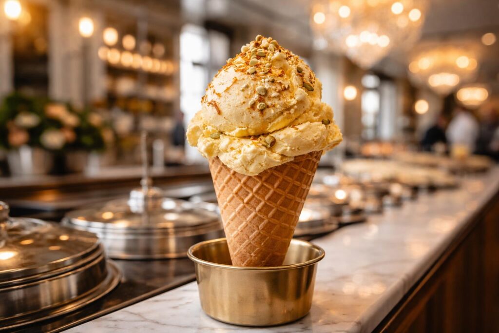 Italienischer Eissalon verlangt 95 Euro für eine Kugel Eis