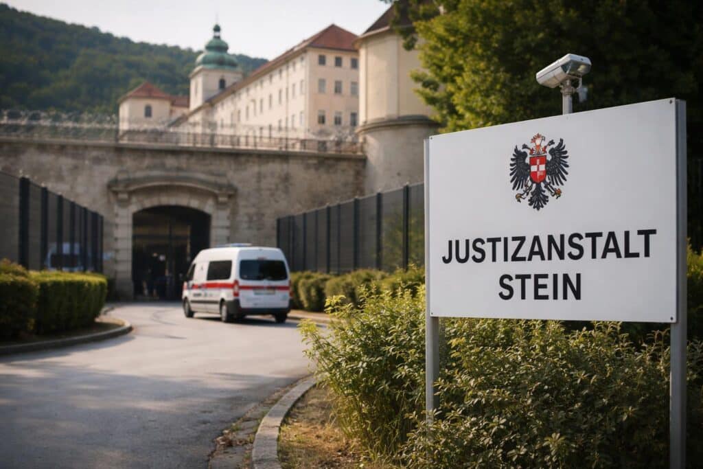 Attentäter in Justizanstalt Stein verlegt