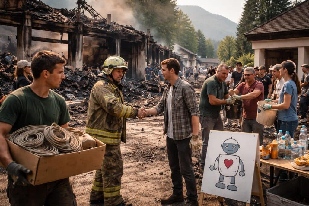 Welle der Hilfsbereitschaft nach Brand