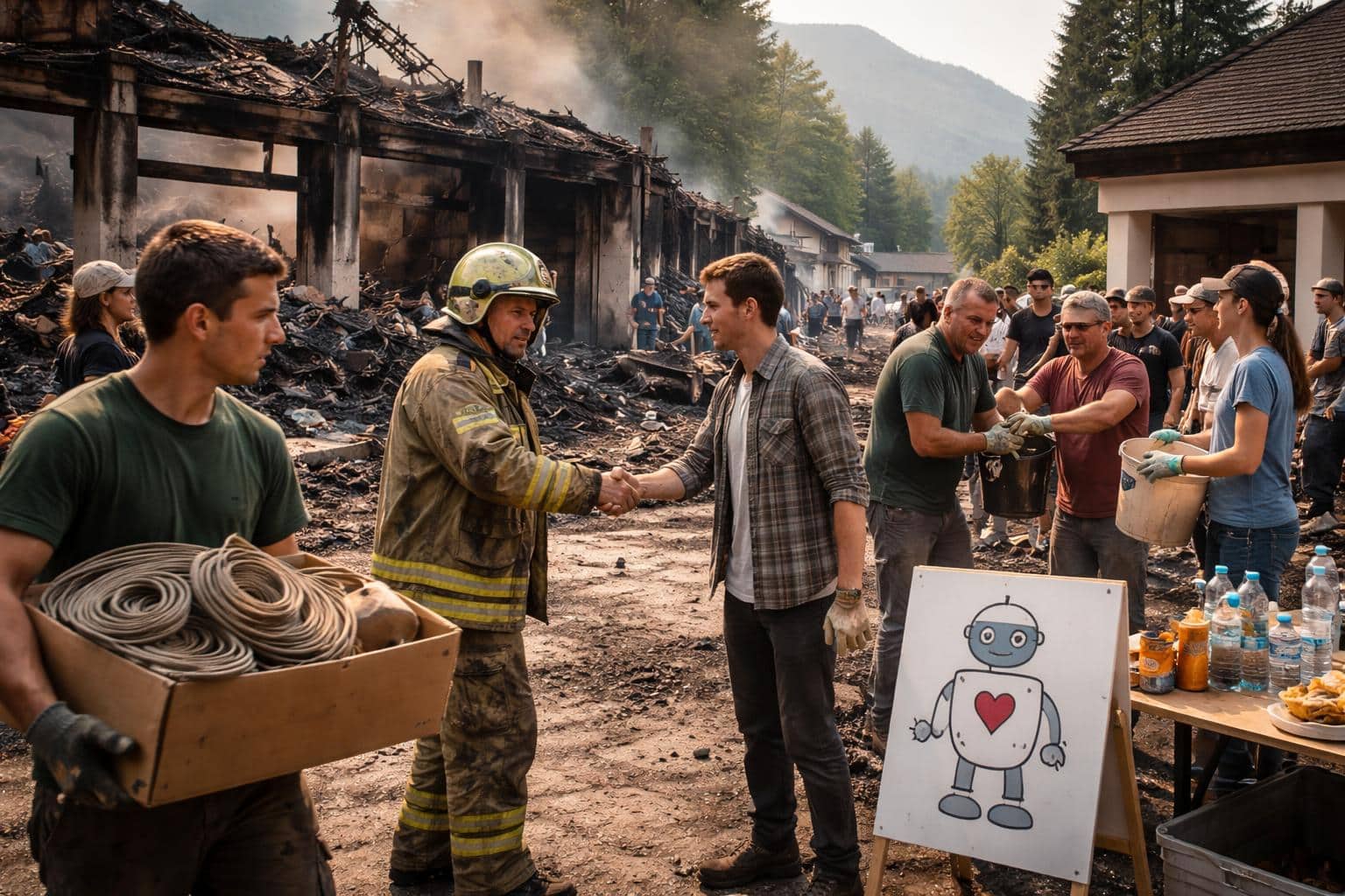 Welle der Hilfsbereitschaft nach Brand