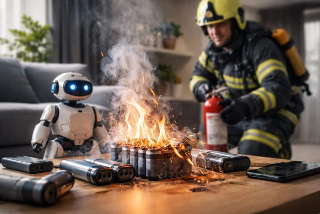 "Akkus sind Mini-Kraftwerke und Zündquellen mit hoher Brandintensität"