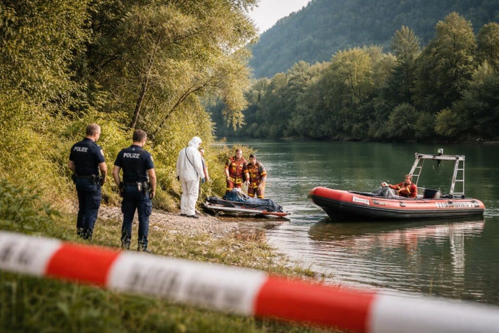 Spaziergängerin entdeckt Leiche in Drau