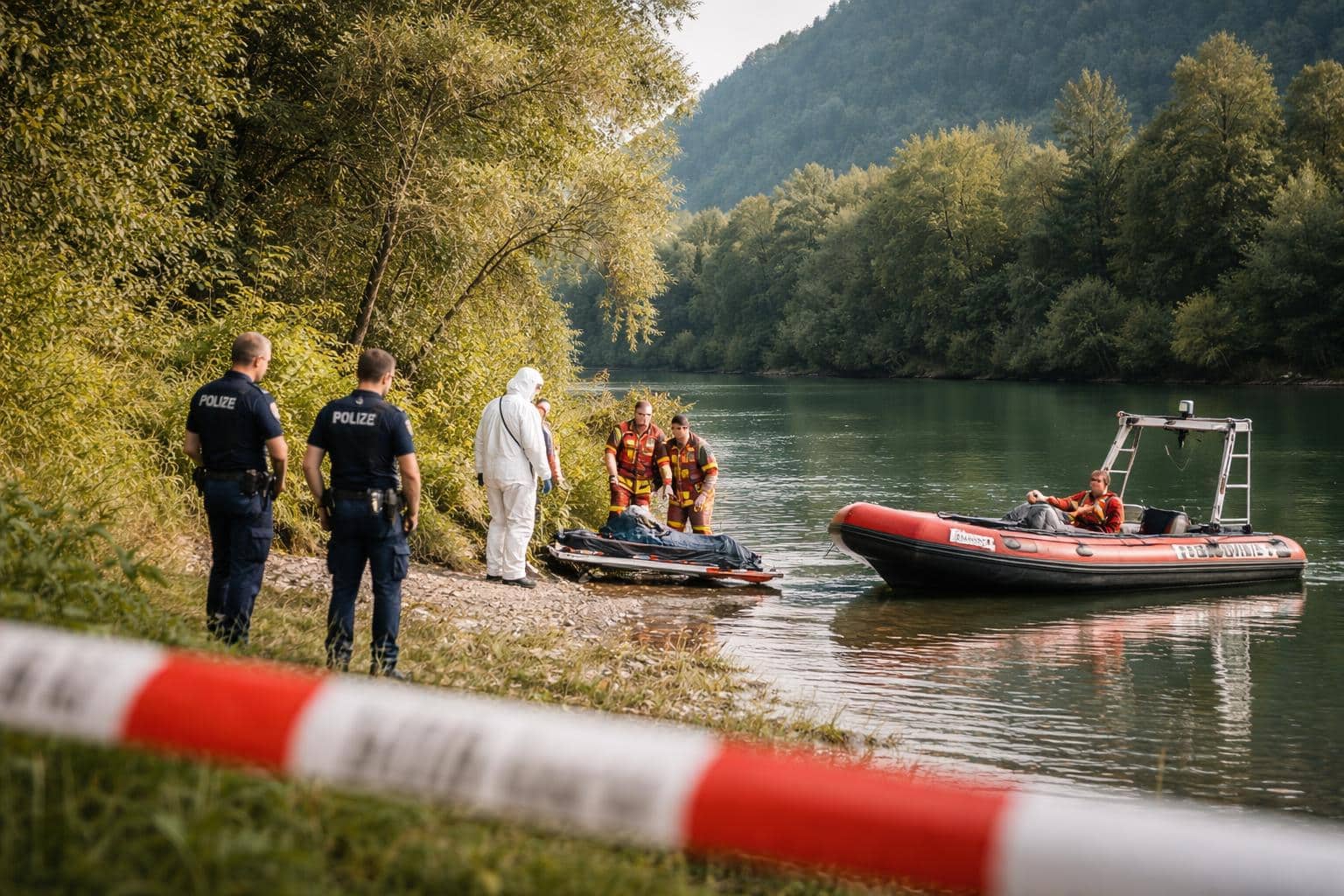 Spaziergängerin entdeckt Leiche in Drau