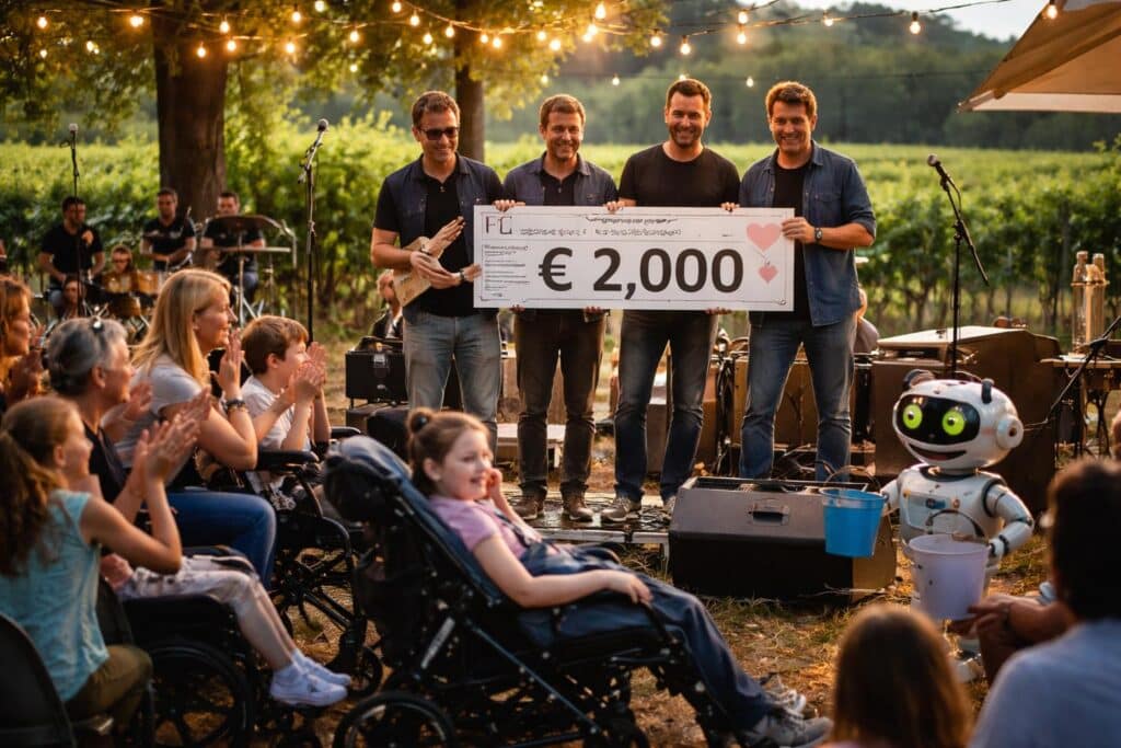 FG15 sammelt 2.000€ für Kinder mit Behinderungen