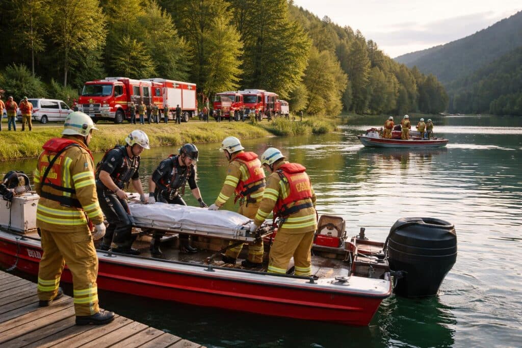 Leblose Person aus Drau-Stausee geborgen