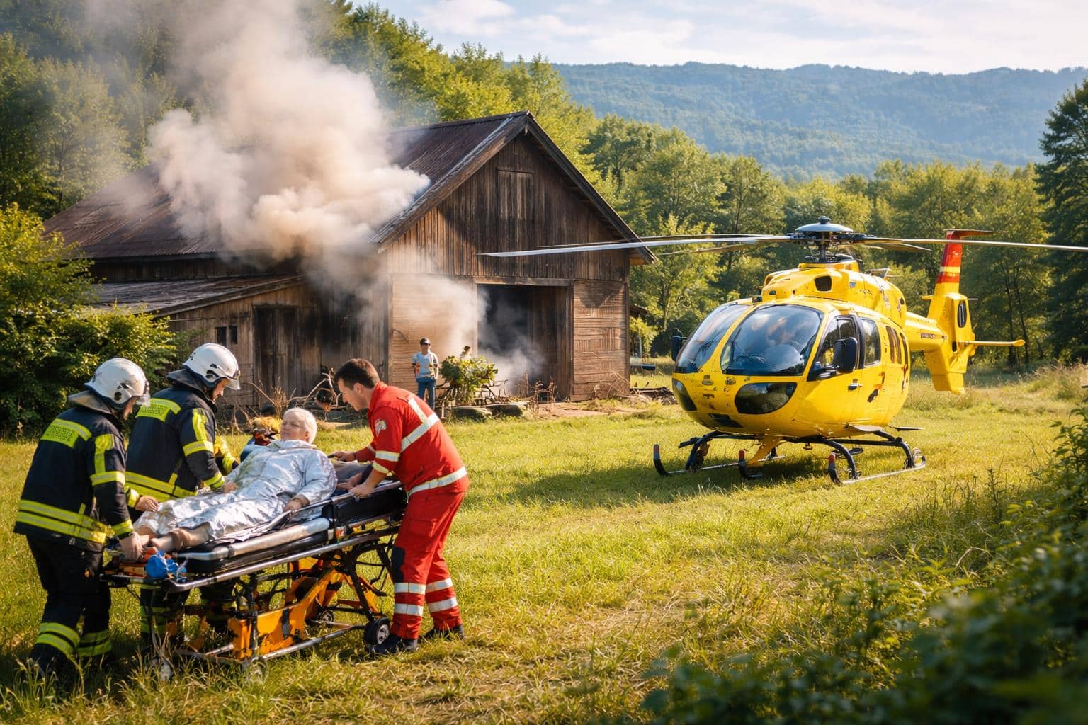 Stichflamme verletzt 71-Jährige schwer