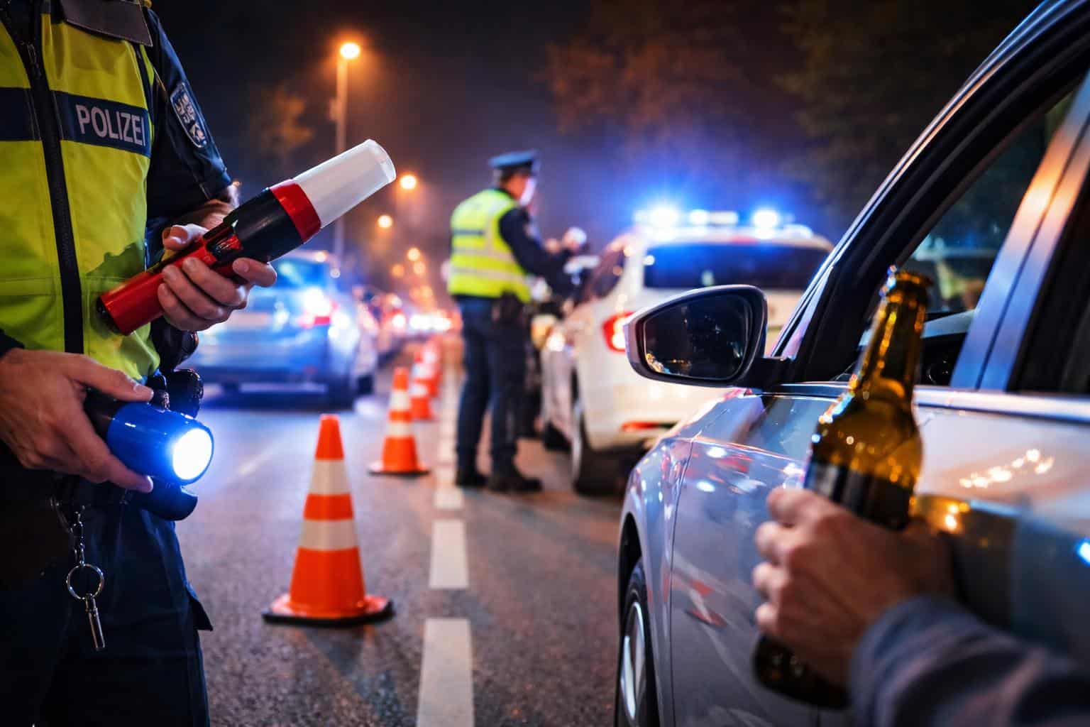 Landesweiter Verkehrsschwerpunkt Alkohol und Drogen am Steuer