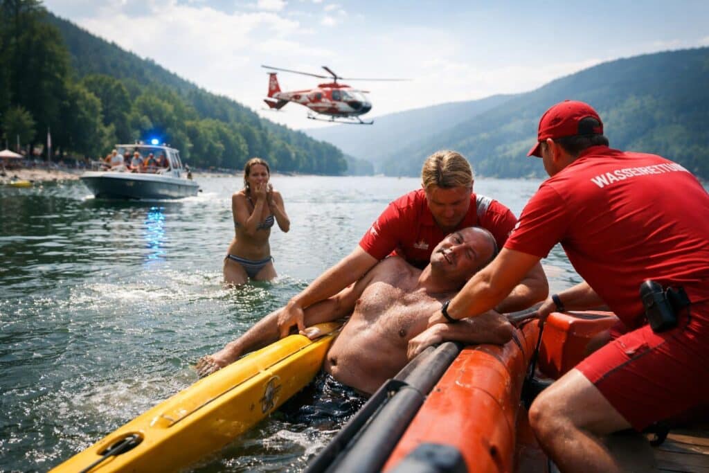 Dramatische Szenen am Millstätter See: Urlauber drohte zu ertrinken