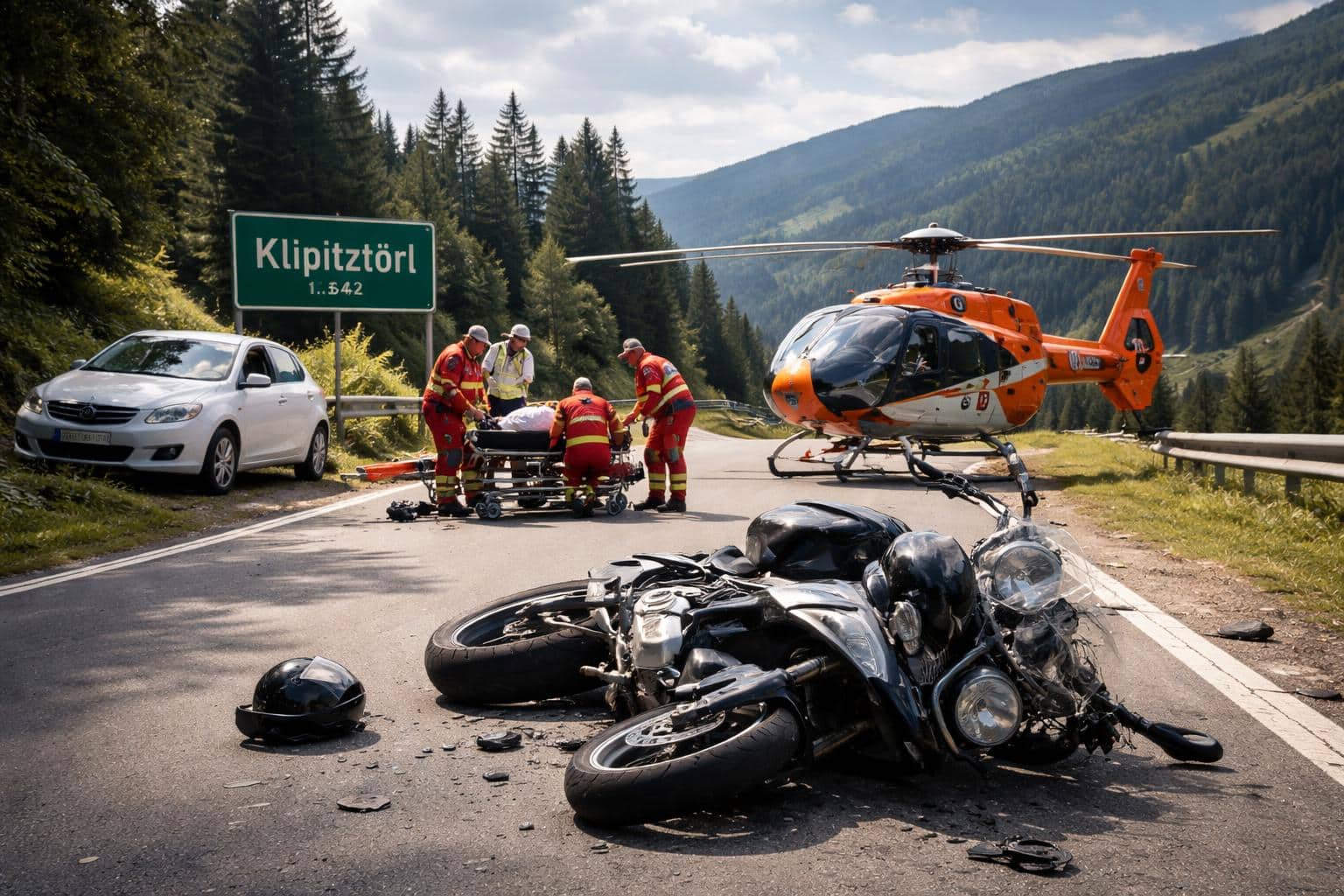 Verkehrsunfall mit Personenschaden - Klipitztörl