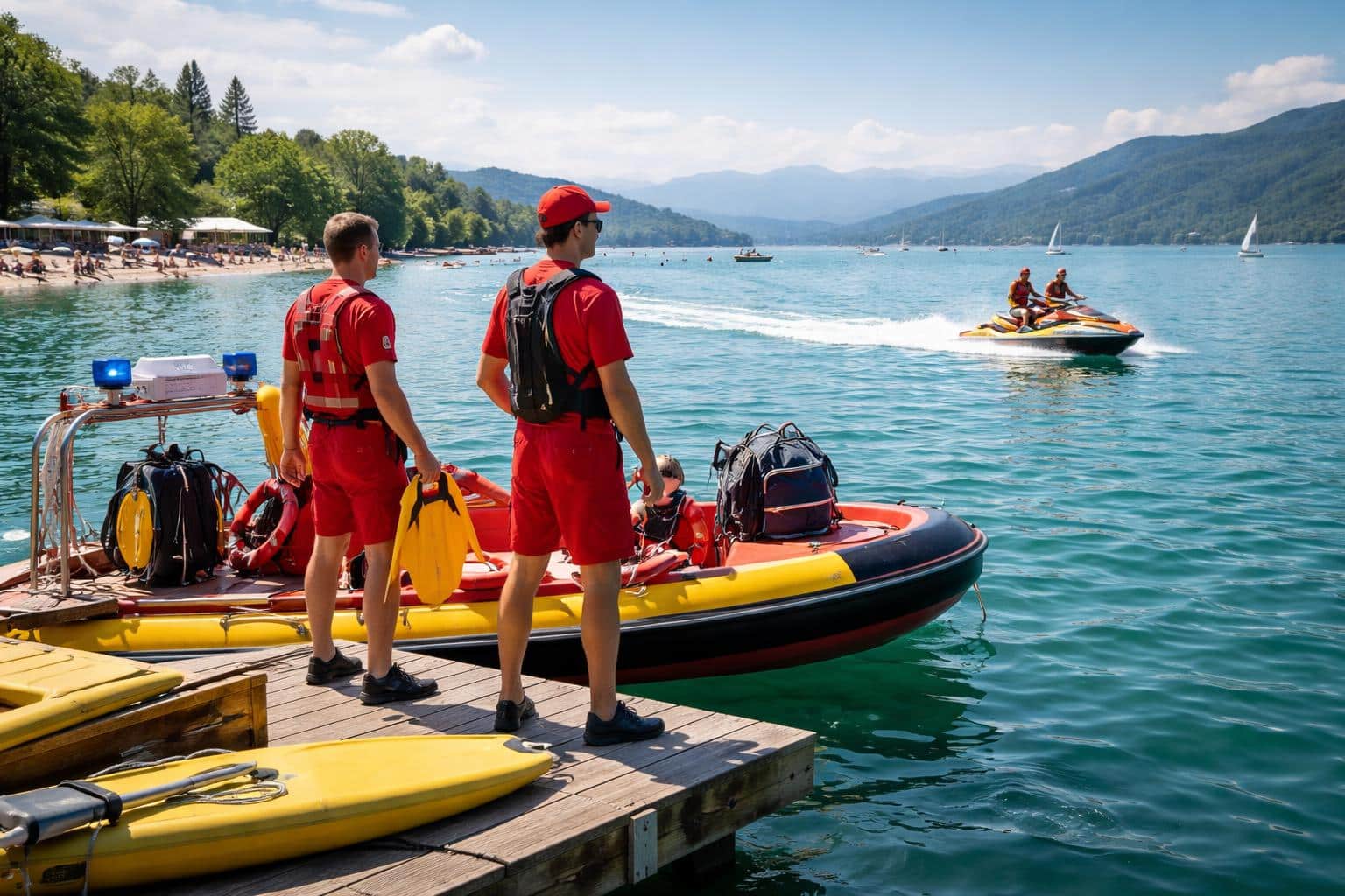 Wasserretter am Wörthersee: „Wir sind ja kein Tauchclub“