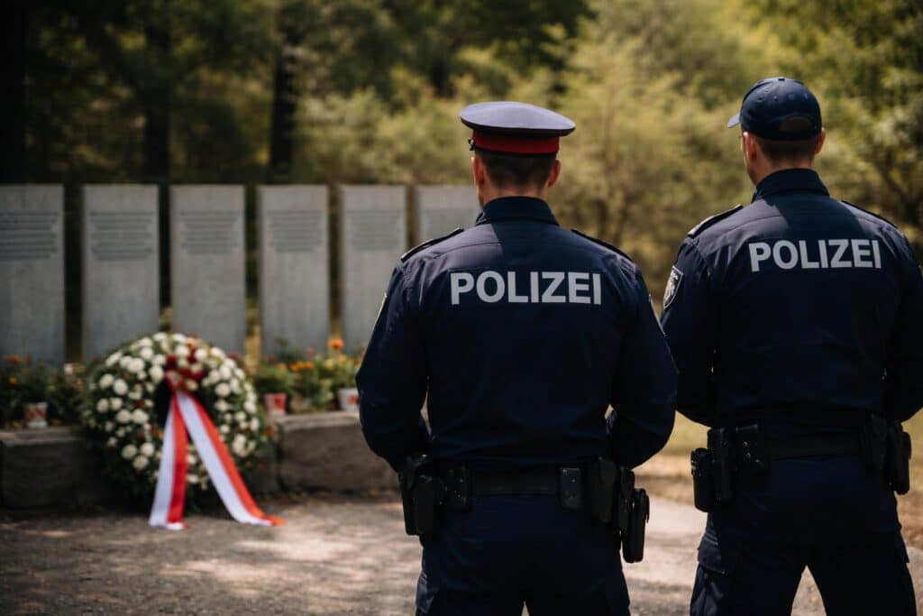 Neuer Erlass für Polizei-Einsätze an Gedenkstätten