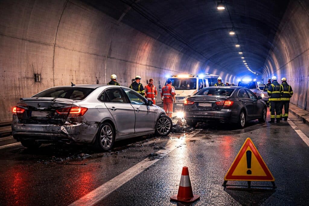 Verkehrsunfall mit Personenschaden auf der A11 Karawanken Autobahn