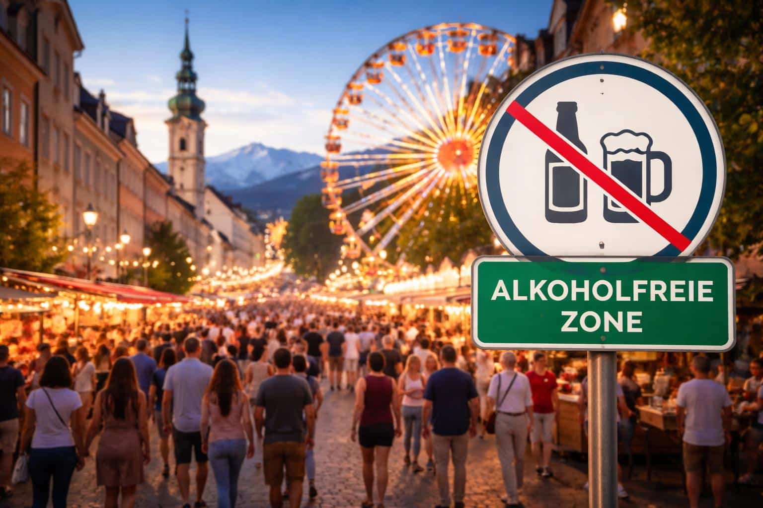 Diskussion um alkoholfreie Zone