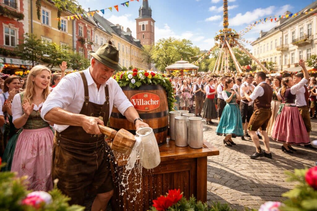 Alle Bilder zum Bieranstich und Kirchtagsauftanz beim Villacher Kirchtag