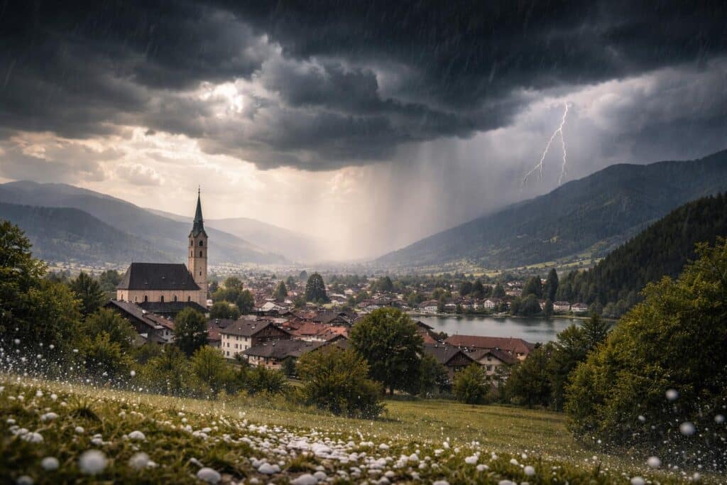 Starkregen und Hagel: Gewitterwarnung für Kärnten und Osttirol