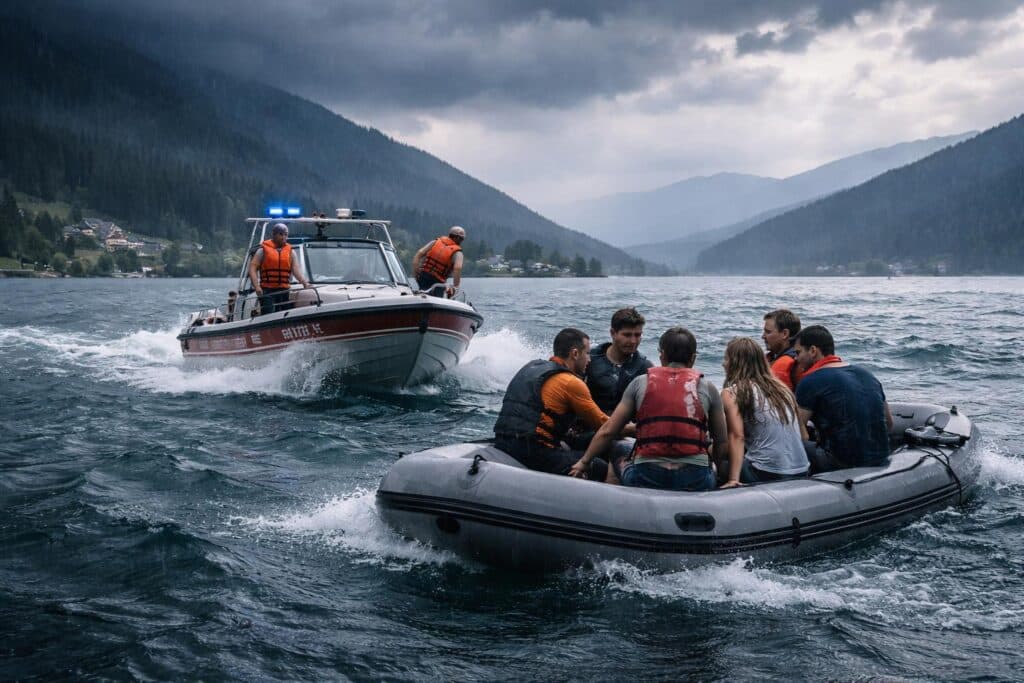Seenot am Weißensee