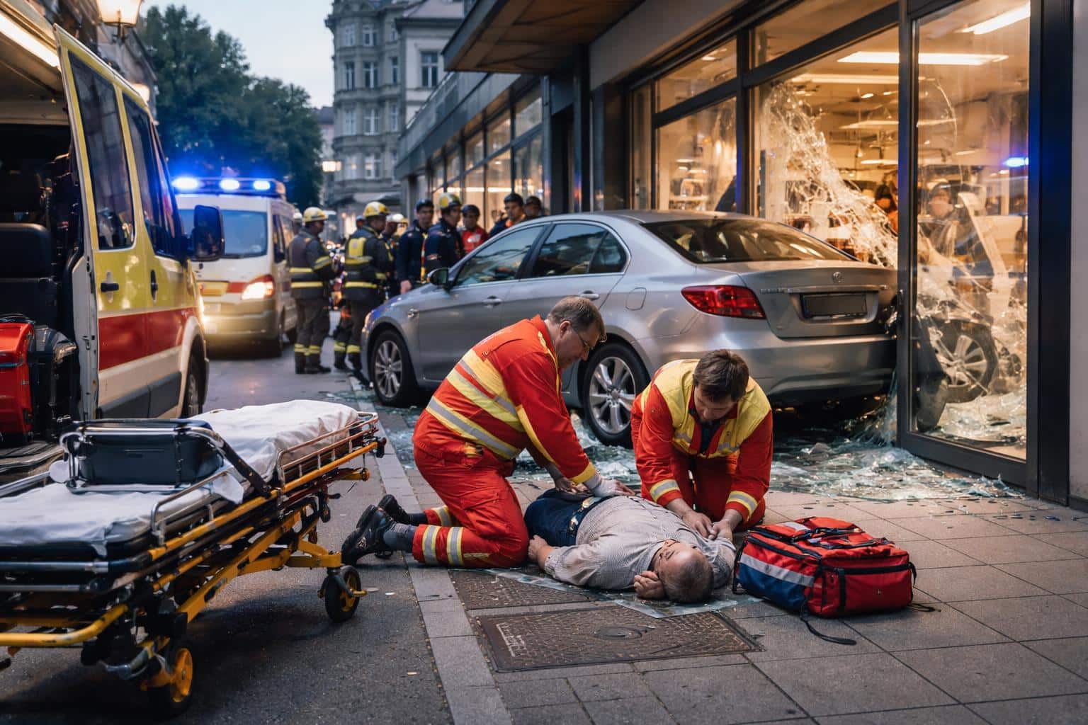 Medizinischer Notfall in Klagenfurt