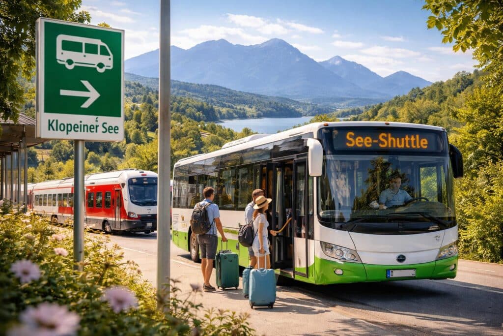 See-Shuttle Klopeiner See: Bequem vom Bahnhof zum Klopeiner See und Turnersee