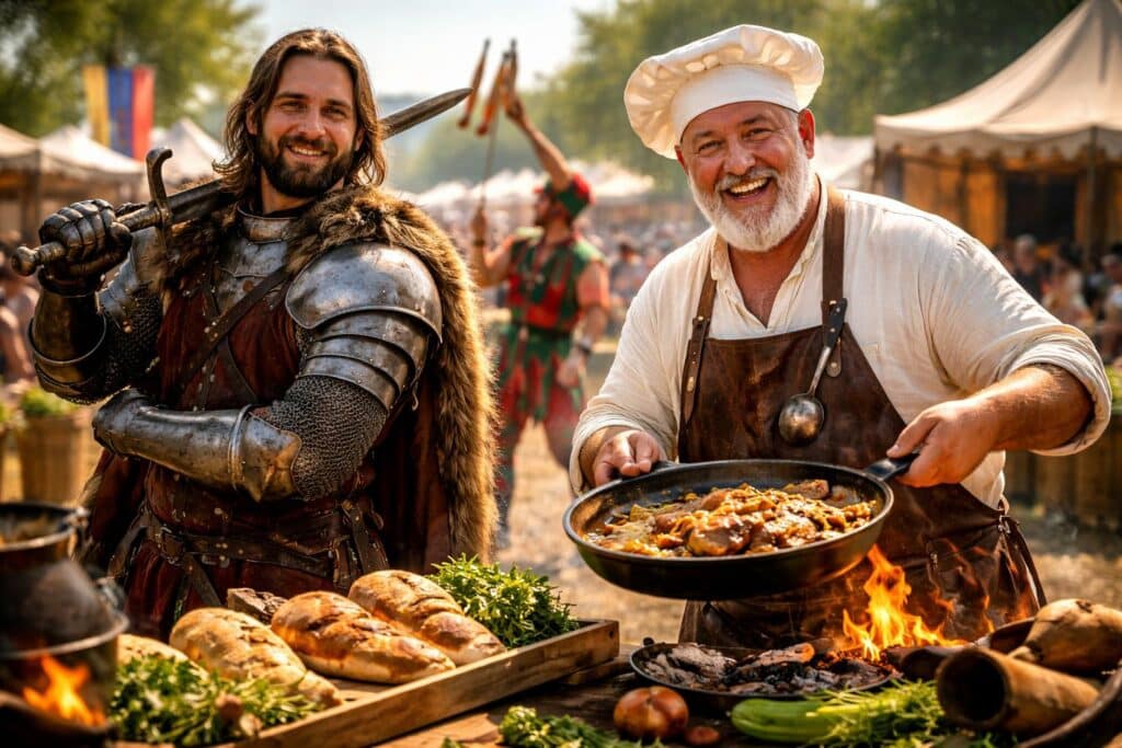 Ritter oder Koch? Was die Besucher des Spectaculums gerne wären