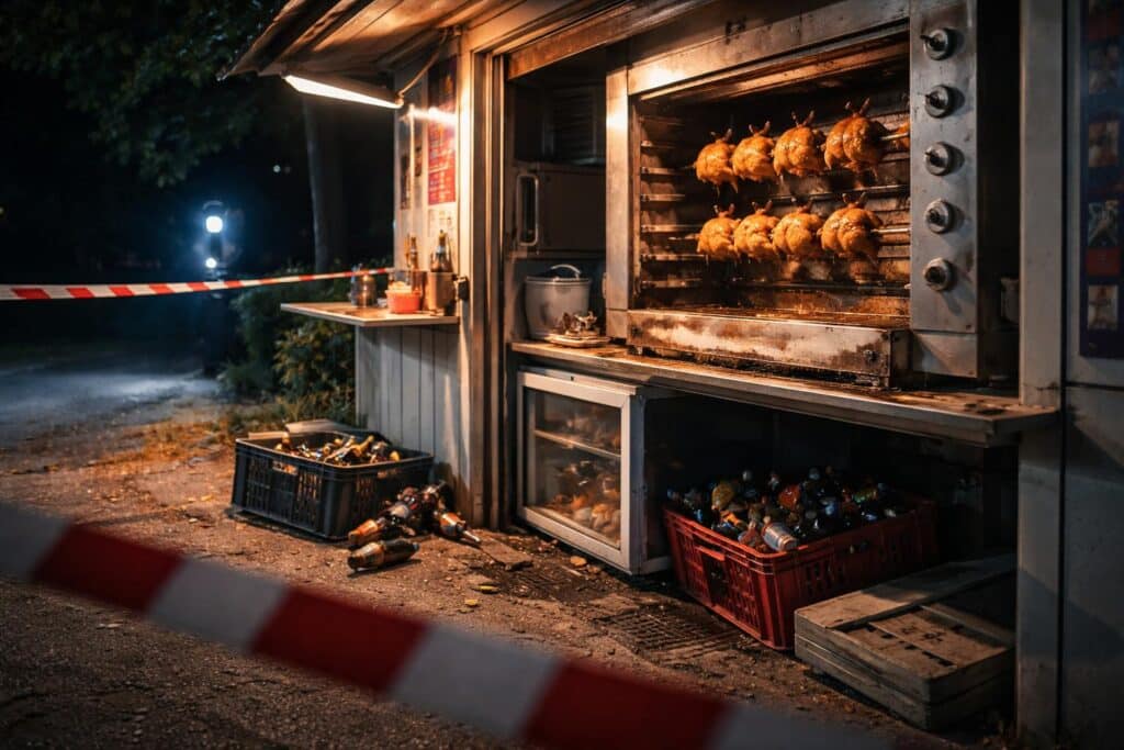 Grillhendl aus Imbiss gestohlen