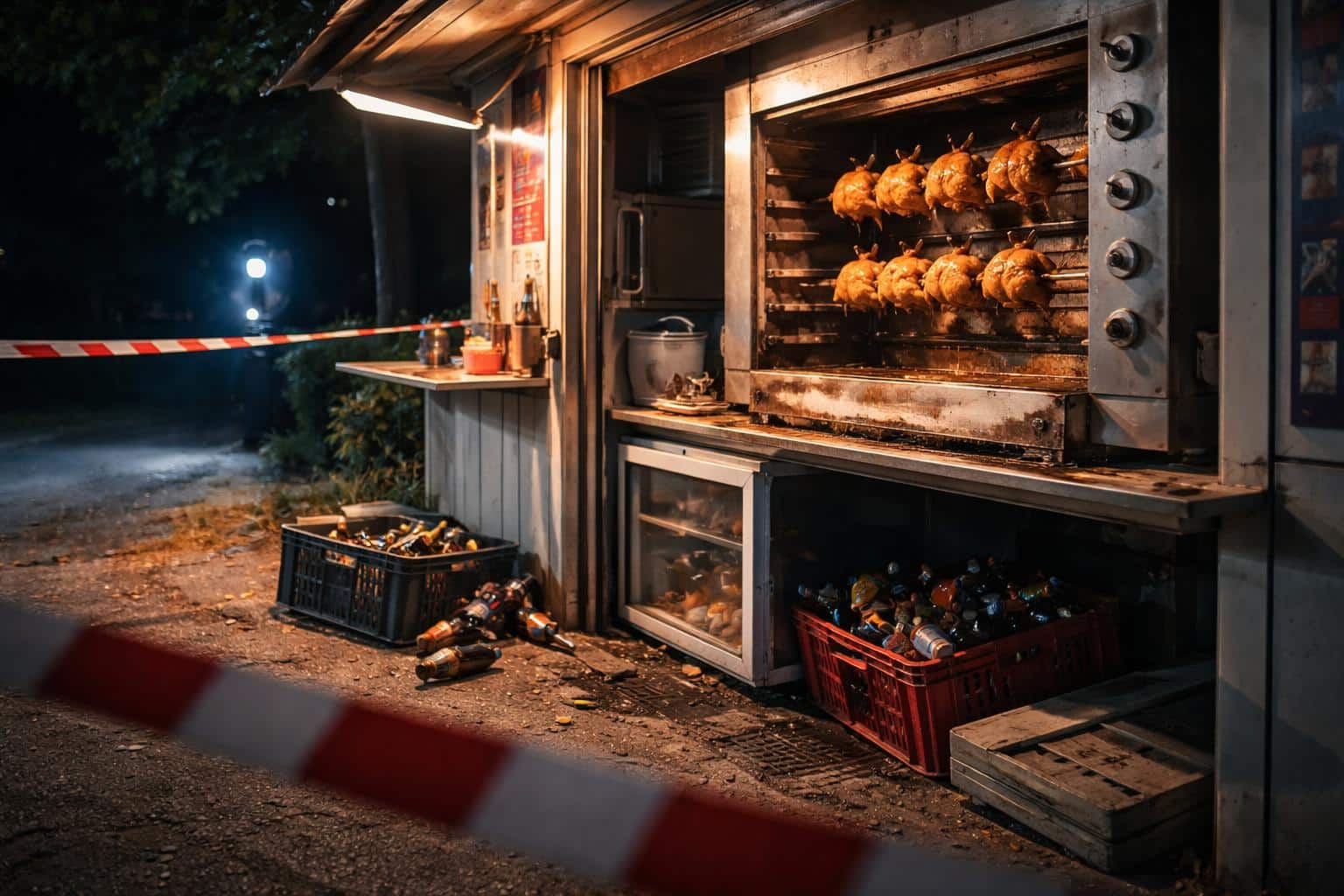 Grillhendl aus Imbiss gestohlen