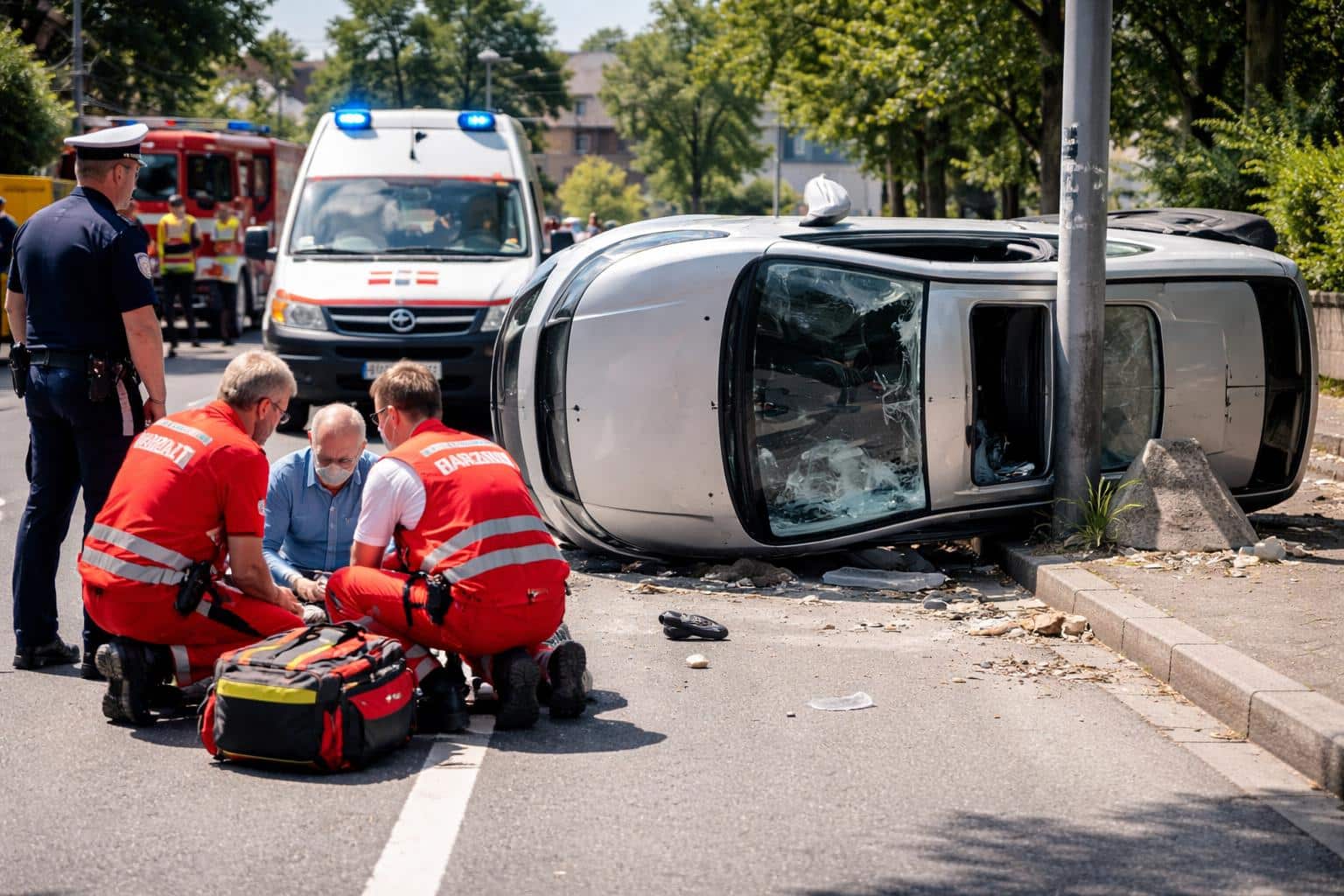 Verkehrsunfall mit Personenschaden in Klagenfurt