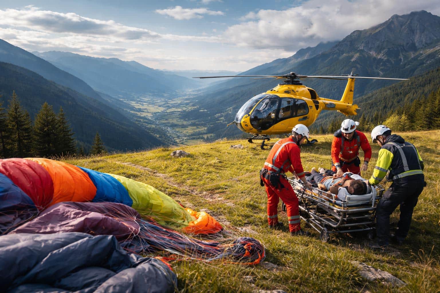 18-jähriger Paragleiter-Pilot schwer verletzt